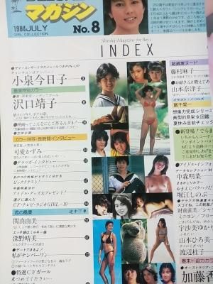 DELUXEマガジン GIRL COLLECTION 1984年 No.8 沢口靖子 小泉
