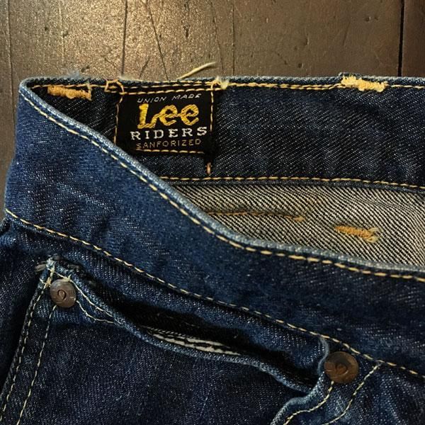 1960's Lee 101Z サイド黒タグ 表記無し 実寸W36 L33 - Finest Quality