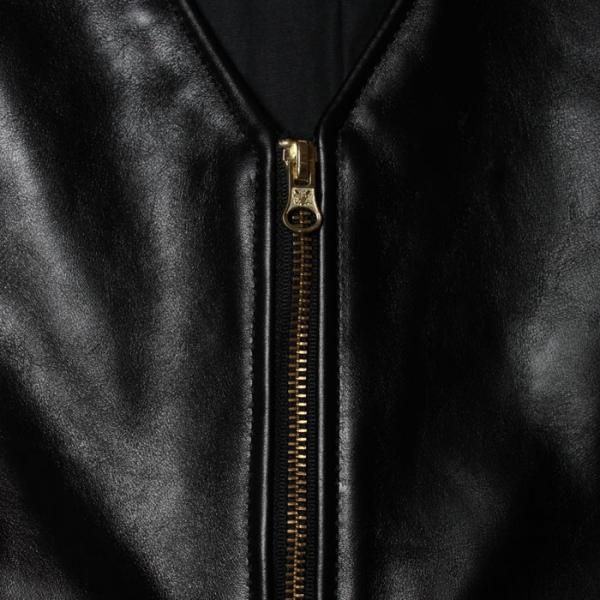バンソン フロントジップ レザーベスト VANSON VZ LEATHER VEST