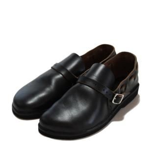 フェルナンドレザー ミドルイングリッシュ ブラック コンフォートシューズ サンダル FERNAND LEATHER MIDDLE ENGLISH  BLACK