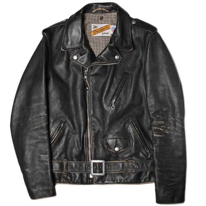 Schott PER70 VINTAGE WASHED RIDERS JACKET ショット パーフェクト70 ...