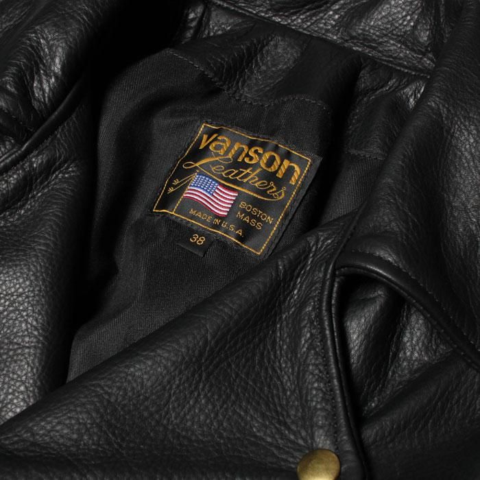 未使用品 別注品 バンソン ソフトカウレザー リブ付き スタジャン ブラック M 163937590_o1.jpg?