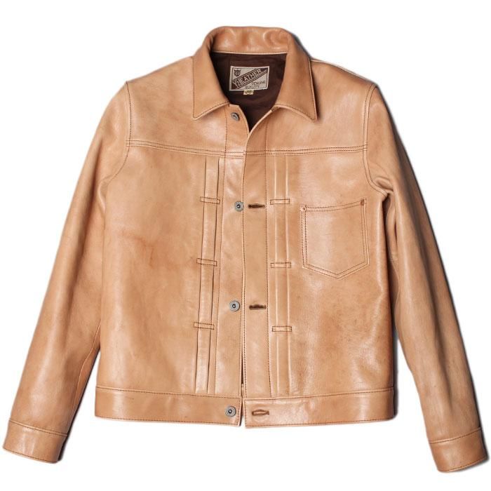 Y'2 LEATHER KB-140-T Persimmon Tannin Dyed Horse (KAKISHIBU HORSE