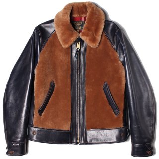 <img class='new_mark_img1' src='https://img.shop-pro.jp/img/new/icons14.gif' style='border:none;display:inline;margin:0px;padding:0px;width:auto;' />Y'2 LEATHER INDIGO HORSE GRIZZLY JACKET 25th Anniversary Limitedワイツーレザー インディゴホースグリズリージャケット 25周年限定モデル