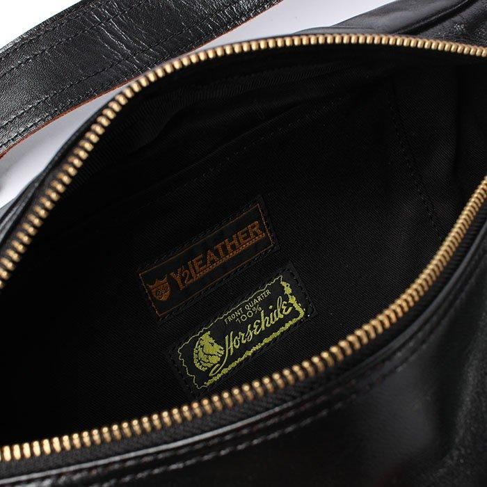 Y'2 LEATHER HORSE HIDE WAIST BAG BLACK ワイツーレザー ホース Y'2 LEATHER HORSE HIDE WAIST BAG BLACK ワイツーレザー ホース