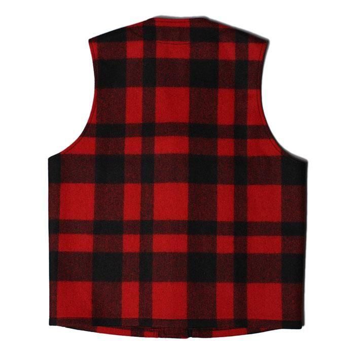 ☆ FILSON MACKINAW WOOL VEST RED/BLACK フィルソン マッキーノ