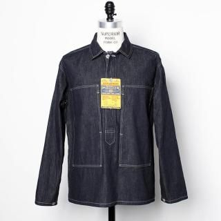 <img class='new_mark_img1' src='https://img.shop-pro.jp/img/new/icons14.gif' style='border:none;display:inline;margin:0px;padding:0px;width:auto;' /> BUZZ RICKSON'S BR15301 U.S. ARMY DENIM PULLOVER JACKET Хꥯ U.S. ARMY ǥ˥ץ륪С㥱å 
