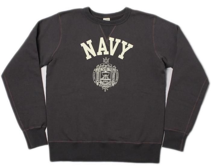 ☆ BUZZ RICKSON'S SET-IN CREW NECK SWEAT SHIRTS “NAVY