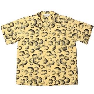  STAR OF HOLLYWOOD DOBBY COTTON OPEN SHIRT BUBBLE YELLOW   ϥꥦå 