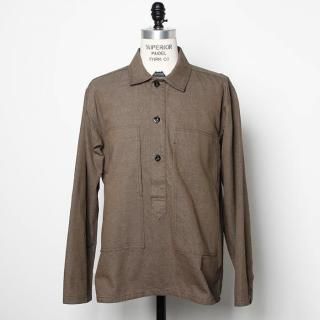 <img class='new_mark_img1' src='https://img.shop-pro.jp/img/new/icons14.gif' style='border:none;display:inline;margin:0px;padding:0px;width:auto;' /> BUZZ RICKSON'S BR15695 U.S. ARMY BROWN DENIM PULLOVER JACKET Хꥯ USߡ ֥饦ǥ˥ ץ륪С㥱å