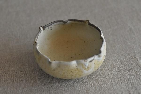 【未使用】ハスのコンポート　村上直子　信楽 器のしごと 村上直子 器-Zakka Dragee（ザッカドラジェ