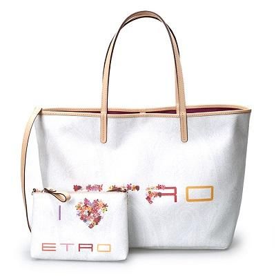 トートバッグ / フラワーロゴプリント / ホワイト / 1B374 2893 990｜エトロ(etro)通販店舗