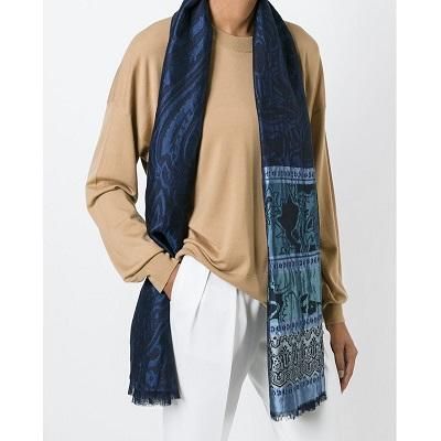 【★完売必至★】ETRO ☆ ペイズリー ジャカード ショール ☆完売必至☆】ETRO ☆ ペイズリー ジャカード ショール
