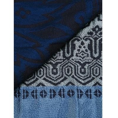 こはるです！ETRO エトロ シルク100% ペイズリー柄 ボタニカル 30％OFF】 ETRO (エトロ) ペイズリー柄 シルク混カシミヤ
