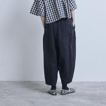 <img class='new_mark_img1' src='https://img.shop-pro.jp/img/new/icons13.gif' style='border:none;display:inline;margin:0px;padding:0px;width:auto;' />Gauze /       G1046NATURAL DRY LINEN CHARLIE PANTS(LADIES)