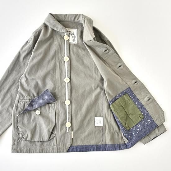 快晴堂 53JK-44. ミリタリーツイルマリネデッキクルージャケット