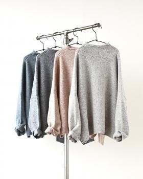 <img class='new_mark_img1' src='https://img.shop-pro.jp/img/new/icons13.gif' style='border:none;display:inline;margin:0px;padding:0px;width:auto;' />grin / 8255K-005MIXͥåץ롼ϥ顼ץ륪С(LADIES)