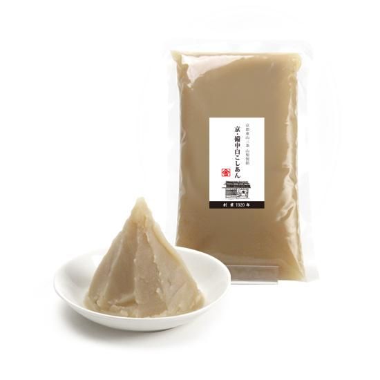 京 備中白こしあん 備中白小豆 500g 京都東山三条 山梨製餡