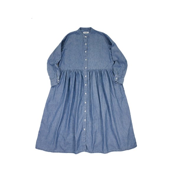 <img class='new_mark_img1' src='https://img.shop-pro.jp/img/new/icons6.gif' style='border:none;display:inline;margin:0px;padding:0px;width:auto;' />【H-OP005】Chambray waist gathered dress
