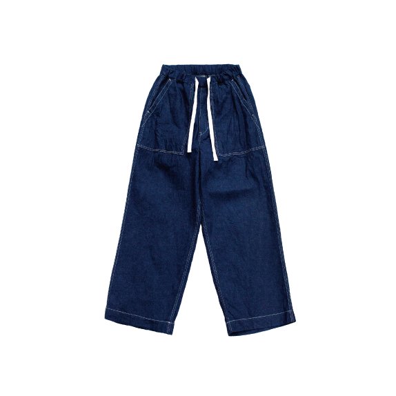 <img class='new_mark_img1' src='https://img.shop-pro.jp/img/new/icons6.gif' style='border:none;display:inline;margin:0px;padding:0px;width:auto;' />【H-PT048】Denim crownsize baker easy pants