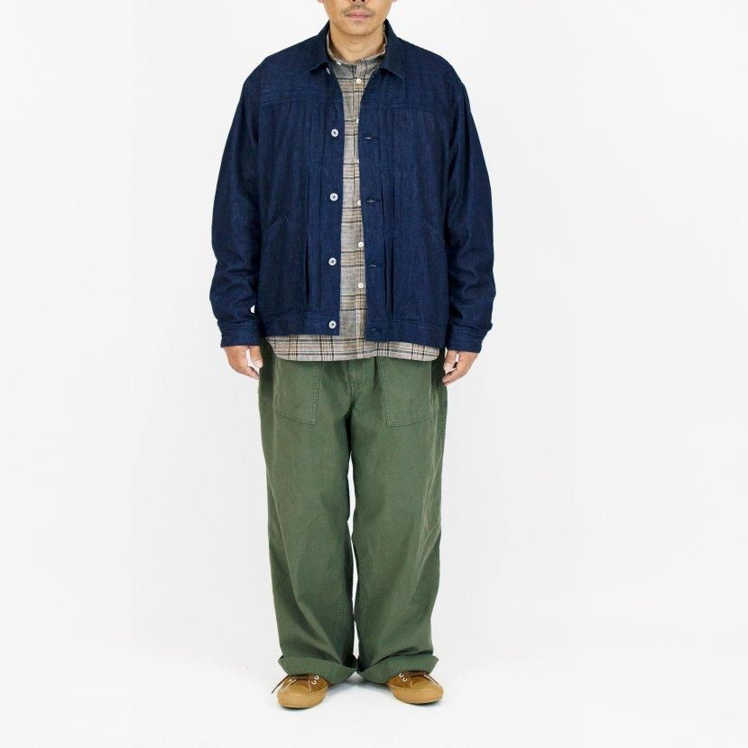 MY-JK001】6ozデニムGジャン - H.UNIT MY-JK001】6ozデニムGジャン - H.UNIT