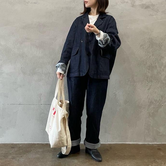 H-JK033】Denim easy jacket - H.UNIT H-JK033】Denim easy jacket - H.UNIT