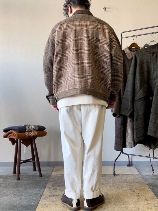 Harris Tweed switching work jacket - H.UNIT Harris Tweed switching work jacket - H.UNIT
