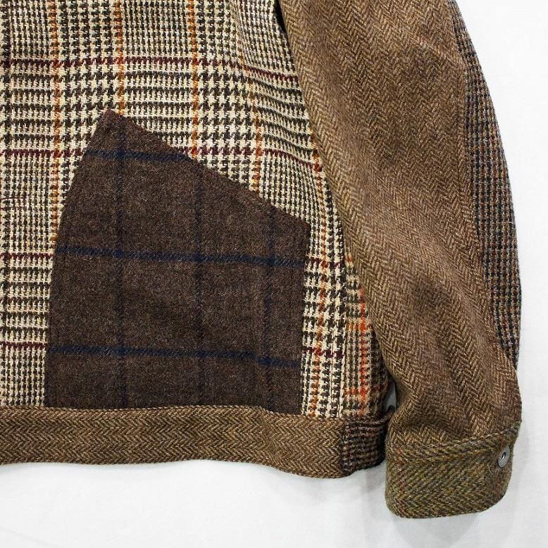 Harris Tweed switching work jacket - H.UNIT Harris Tweed switching work jacket - H.UNIT