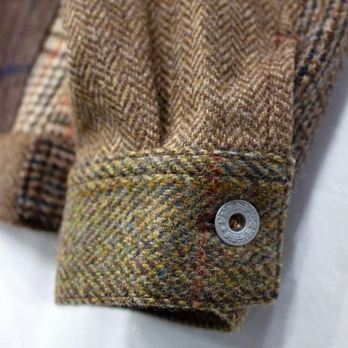 Harris Tweed switching work jacket - H.UNIT
