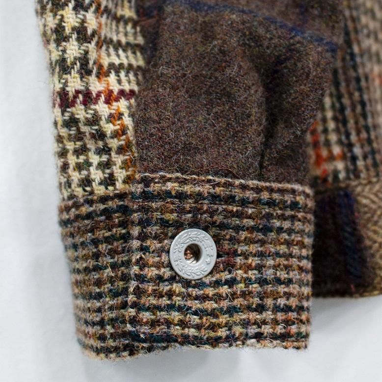 Harris Tweed switching work jacket - H.UNIT Harris Tweed switching work jacket - H.UNIT