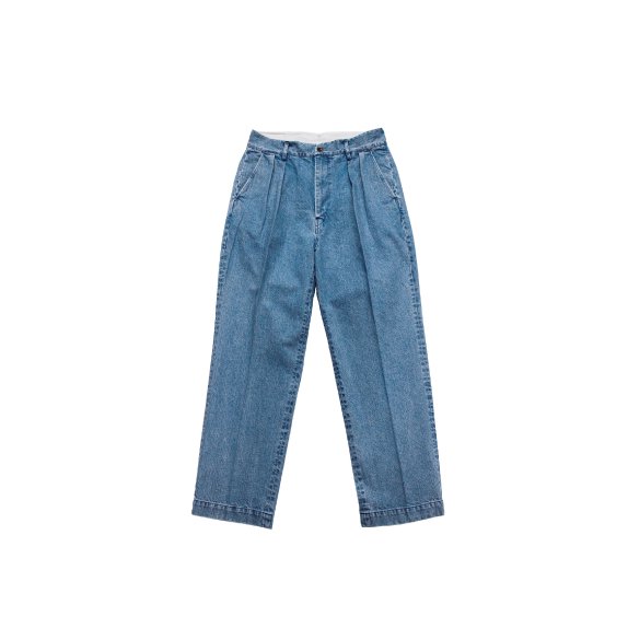 <img class='new_mark_img1' src='https://img.shop-pro.jp/img/new/icons6.gif' style='border:none;display:inline;margin:0px;padding:0px;width:auto;' />Denim tuck wide trousers
