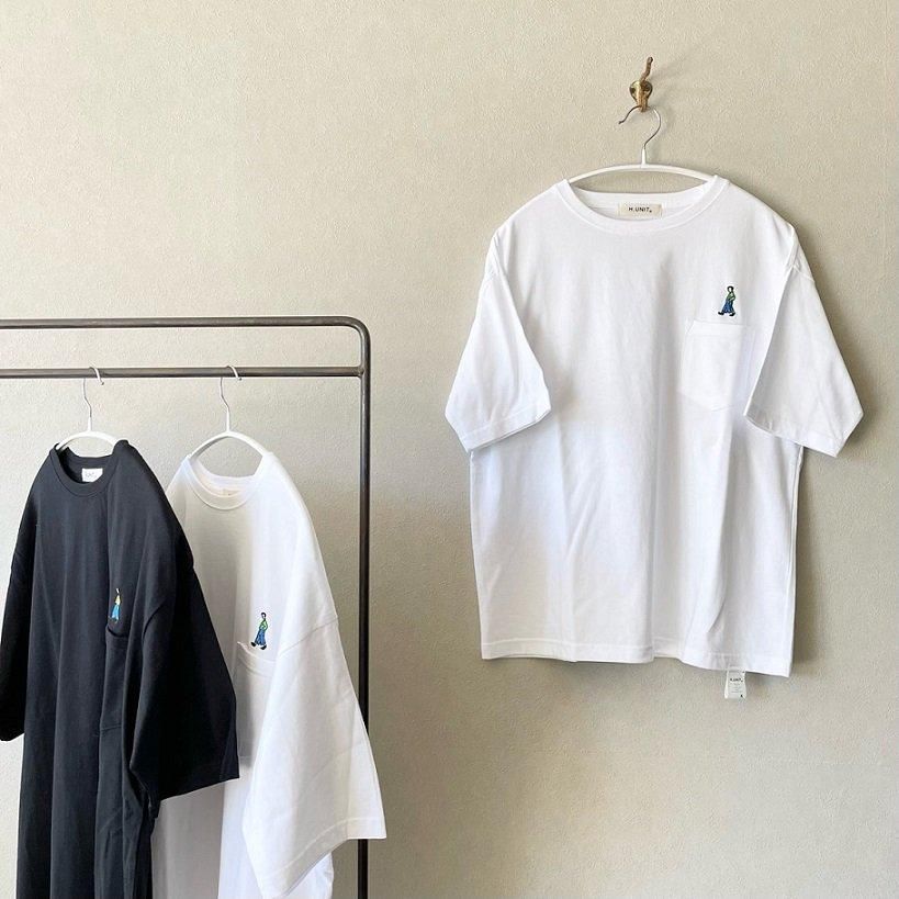 t*︎様 H.UNIT ブラックYES刺繍 Tシャツ！！！ T-shirt - H.UNIT