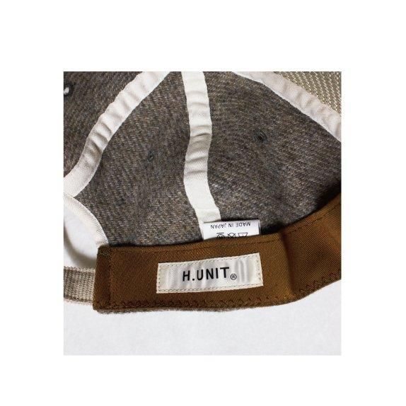 H patch wool cap - H.UNIT