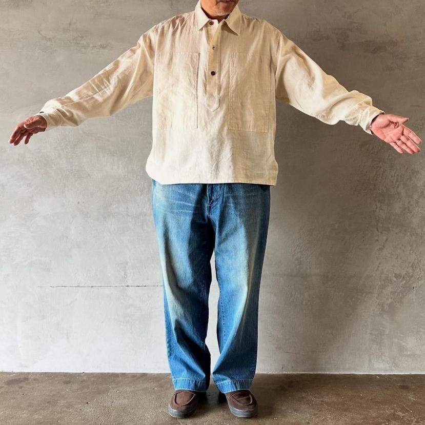 Denim work trousers（Used wash) - H.UNIT