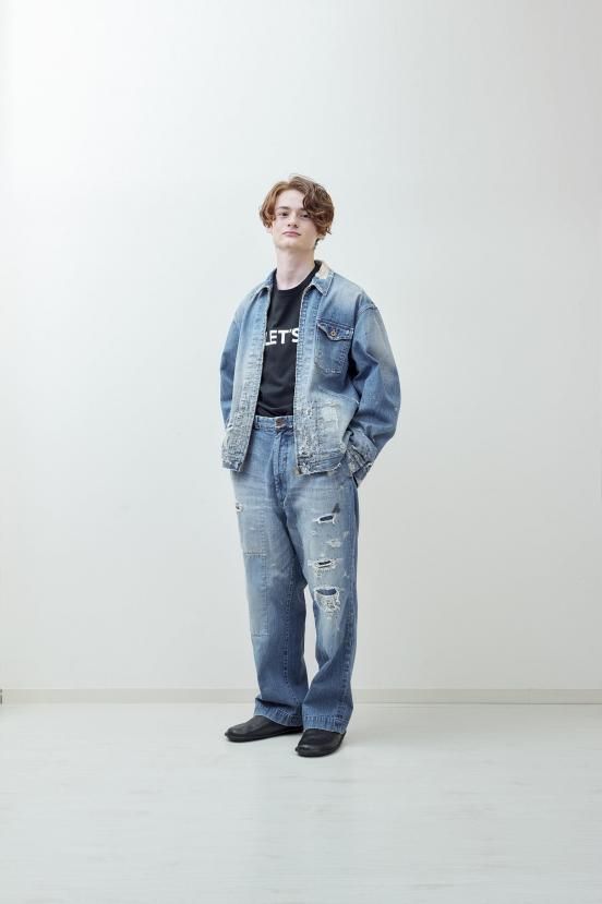 H.UNIT デニムフライトジャケット H.UNIT 】「エイチユニットのデニムワークジャケットが熱い