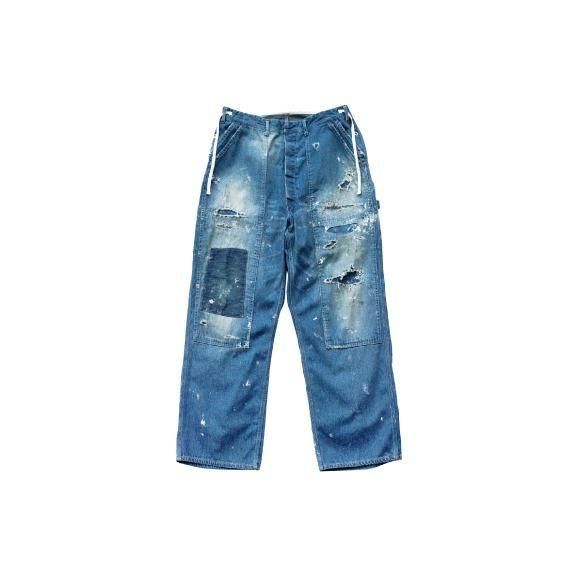 <img class='new_mark_img1' src='https://img.shop-pro.jp/img/new/icons6.gif' style='border:none;display:inline;margin:0px;padding:0px;width:auto;' />Denim side open painter pants (Customize)