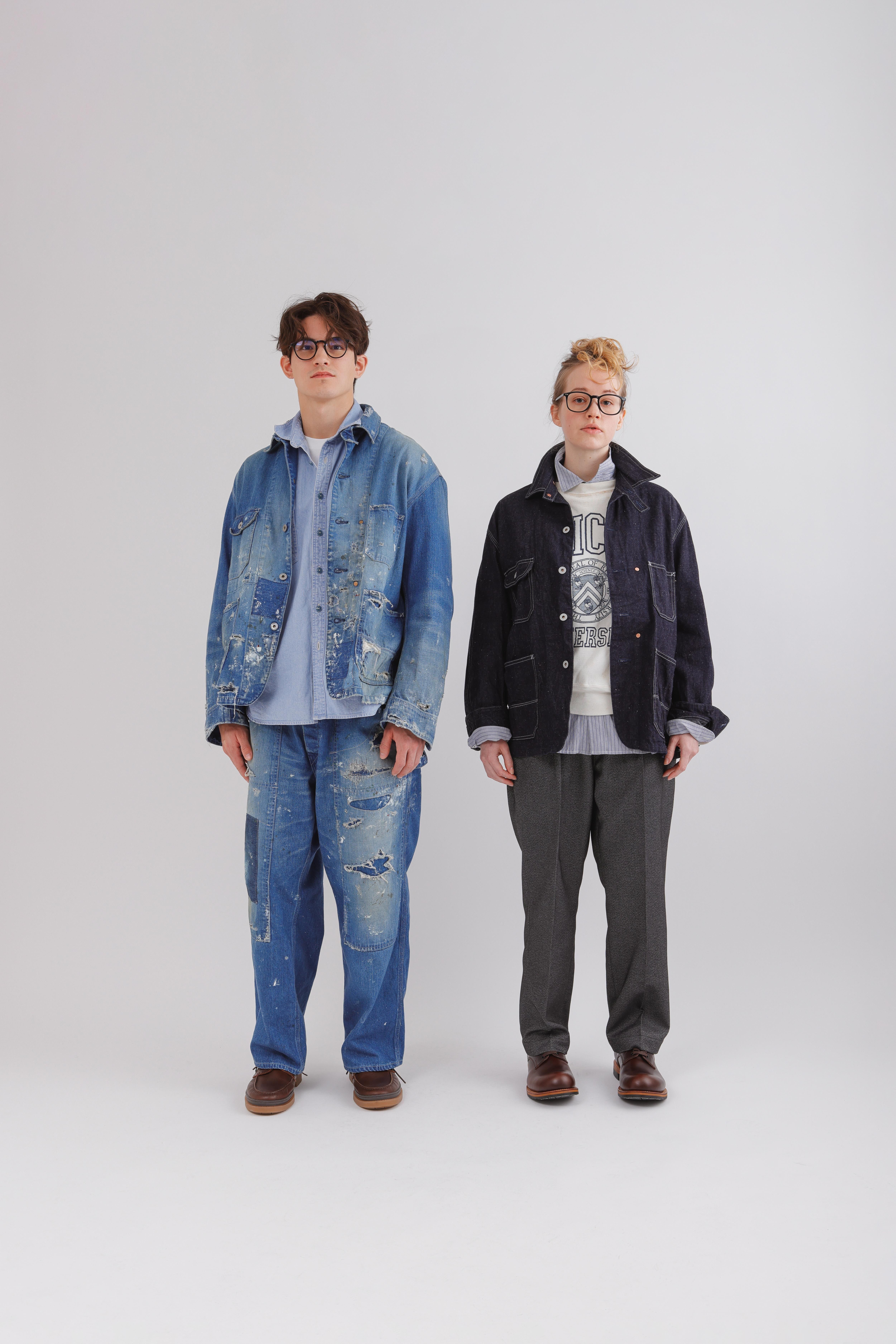 【希少】H.UNIT store label デニムコート H.UNIT STORE LABEL HUNIT エイチユニット DENIM EASY JACKET