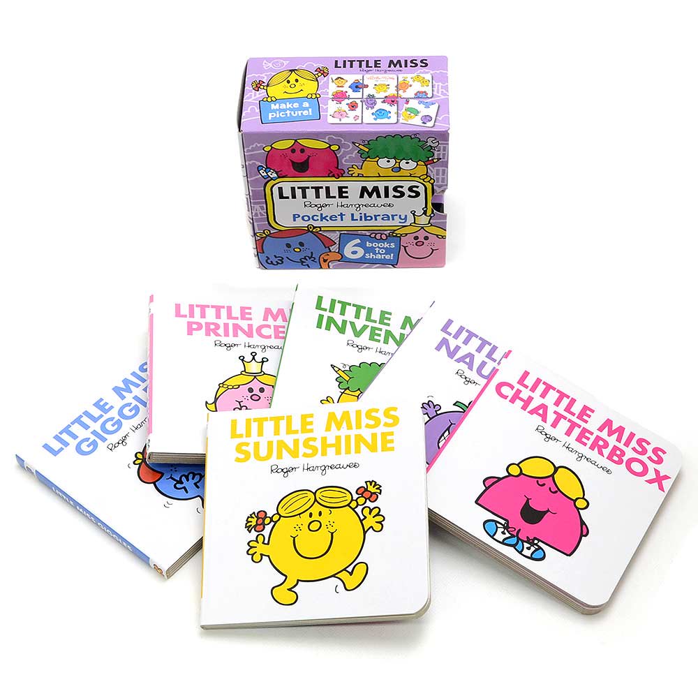 英語のえほん】Little Miss Pocket Library MM - ミスターメン 