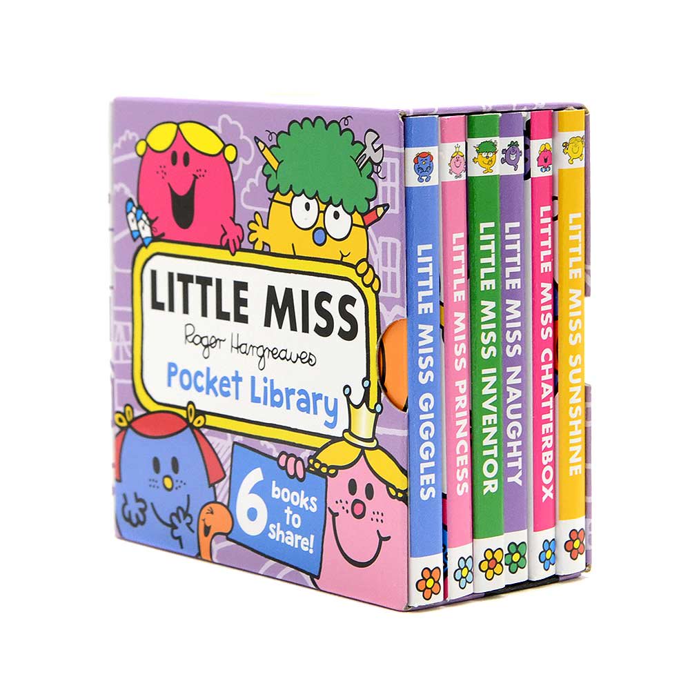 【英語のえほん】Little Miss Pocket Library　MM - ミスターメン リトルミス公式オンラインショップ