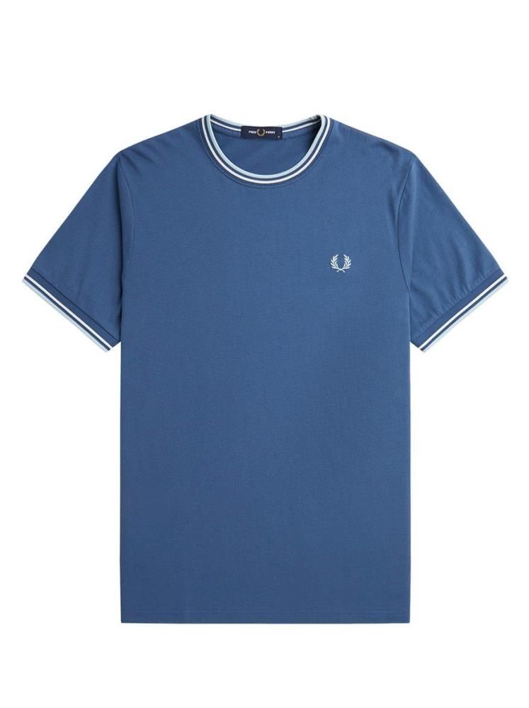 Fred Perry☆Twin Tipped T-Shirt 【MIDNIGHT BLUE / ECRU