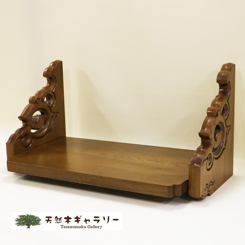 神棚(棚板)】3尺6寸5分 栓(一枚板) 彫刻入り<ウレタン 神棚(棚板)】3尺6寸5分 栓(一枚板) 彫刻入り<ウレタン