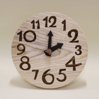 <span class='ic03'>送料無料</span>木の時計「nami（なみ）」 栓（せん）　クォーツ clock-n-110-sen