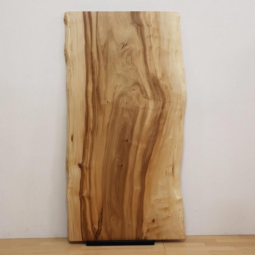 一枚板 トチ(栃） ＜ウレタン塗装＞ ita-18807-toti 【送料無料