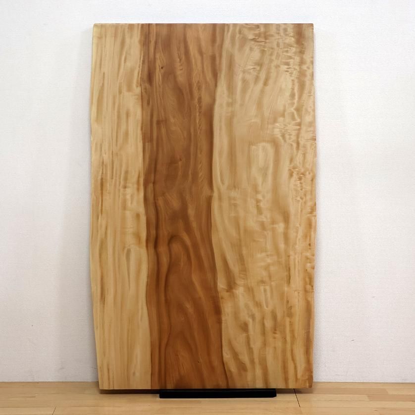 一枚板　ダイニングテーブル　栃　脚つき 一枚板ダイニングテーブル 栃（とち）＜ウレタン塗装＞ 「脚付：TT型