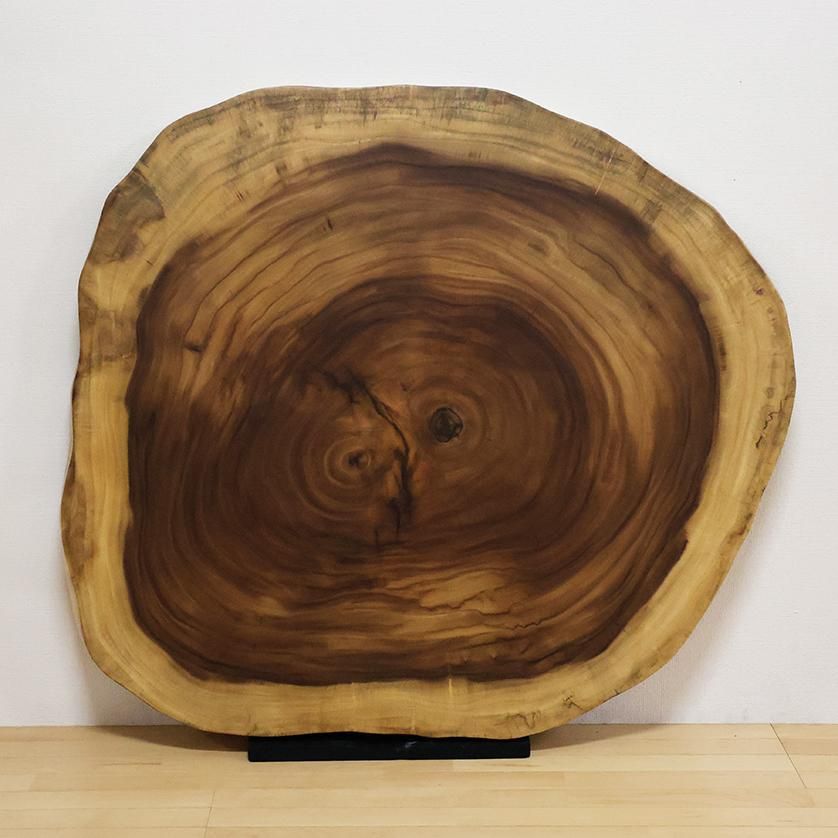 モンキーポッド　一枚板　未加工　天板のみ 一枚板モンキーポッド輪切り 天板のみ ＜ウレタン塗装＞ ita