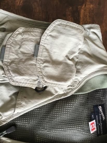 中古 極美品 SIMMS旧タイプマスターベストUS-M/L - 出商店