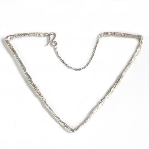  DELTA TRIANGULAR BRACELET - SILVER