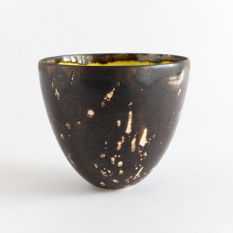 YOSHINORI TAKEMURARILKE BOWL -BROWN, YELLOW