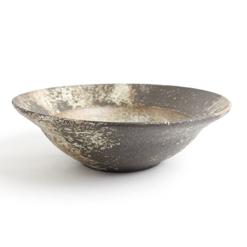 ROUGH TEXTURED RIMMED BOWL A