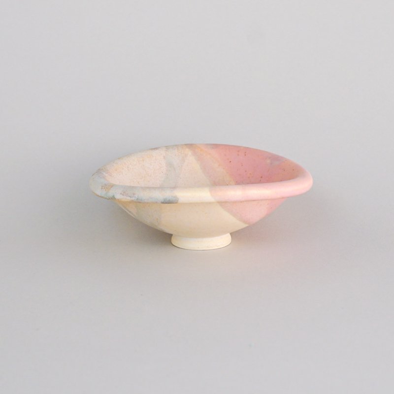  SMALL BOWL PINK & BEIGE